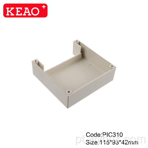 Invólucro eletrônico Din Rail caixa de invólucro elétrico de plástico bloco de terminais din rail PIC310 caixa de controle industrial 115 * 93 * 42mm